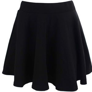 A black skirt